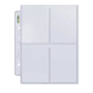 Box of 100 Ultra Pro Platinum Series Pages 4-Pocket Mini - Picture 1 of 1