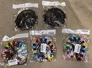NIP! Portable ELASTIC Rope CLOTHESLINE w/ 12 CLIPS for TRAVEL Camping INDOORS - Picture 1 of 3