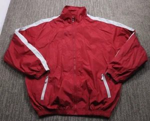 Kenpo Outerwear Vintage Y2K Windbreaker Men's XL Red Full-zip Outdoor Light - Picture 1 of 15