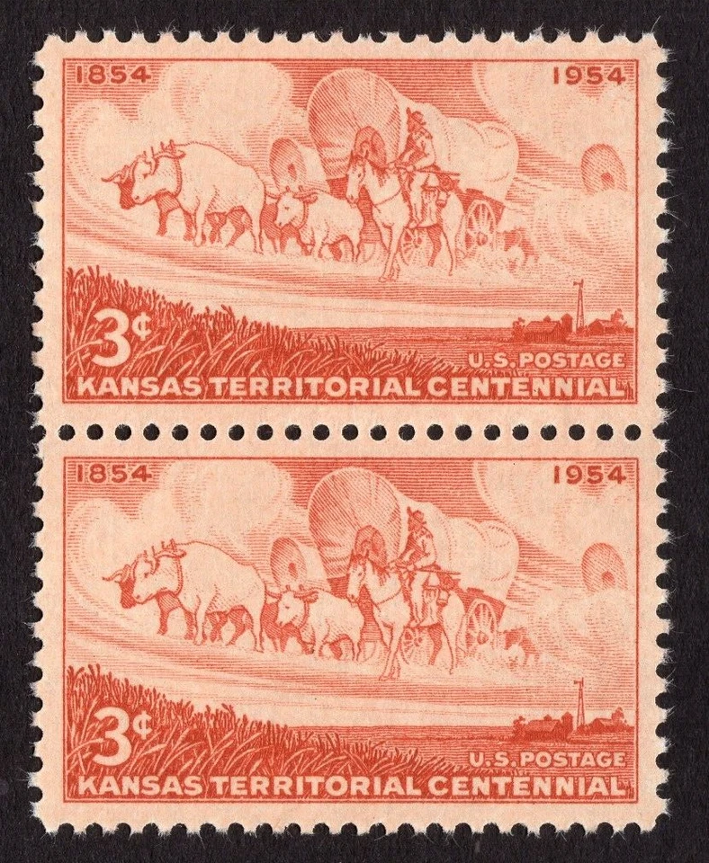 Scott #1061 Kansas Pair of Stamps - MNH - Image 1 of 1