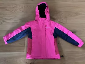 NEW Mountain Warehouse Kids Ski Jacket Coat Honey Neon Pink Winter ALL SIZES - Picture 1 of 3