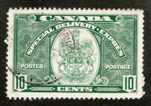 Canada 1939 #E7 - Special Delivery Coat of Arms. Used w/ Mute CDS Cv $6 - Picture 1 of 1