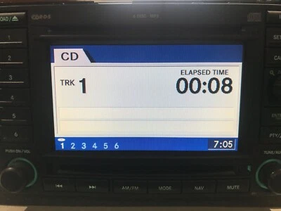 ✅ Radio navegación Jeep Dodge Chrysler V8 GPS 6 CD MP3 05064184AE OEM  Foto 1 de 4