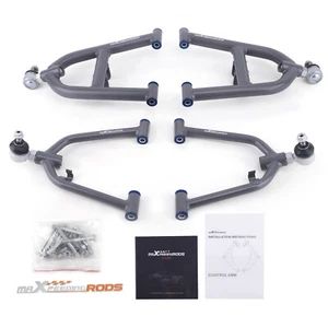 Front Lower & Upper A-Arms for 1989-2003 Yamaha WARRIOR 350 YFM350X Control arms - Picture 1 of 12