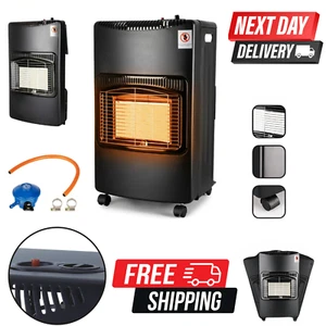 Gas Heater Portable Indoor Heater 4.2KW Butane Gas Space Heater Regulator & Hose - Picture 1 of 8