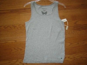 AEROPOSTALE NWT Racer back Tank top, cotton GREY XS-XL - Picture 1 of 4
