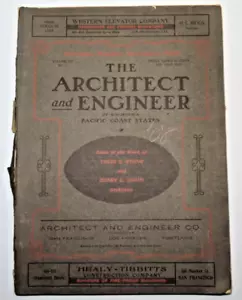 The Architect and Engineer of California and the Pacific Coast, Vol. XV No 2... - Foto 1 di 13