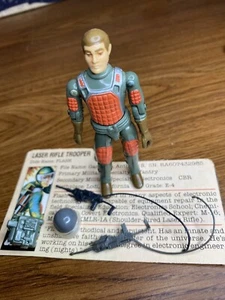 GI Joe 1983 Flash 100% Komplett Vintage Hasbro Actionfigur mit Karte - Bild 1 von 12