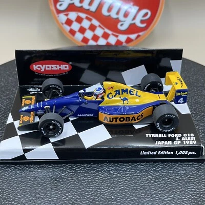 MINICHAMPS 1/43 Tyrrell Ford 018 Jean Alesi #4 Japan GP 1989 CAMEL 403890104 - Image 1 of 4