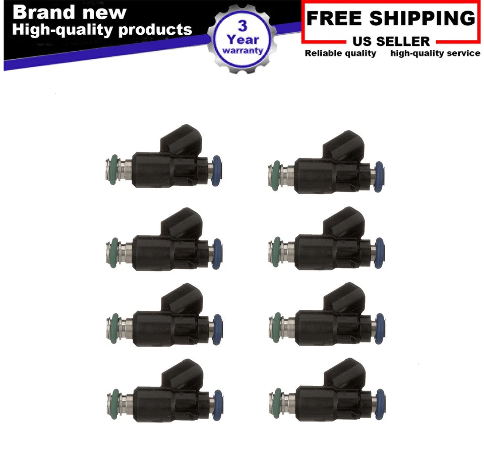 Inyectores de combustible 8 piezas para Chevrolet Avalanche 5,3 L V8 2010 2011 2012 2013 Cheyenne Foto 1 de 4