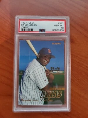 DAVID ORTIZ ARIAS 1997 Fleer 512 RC Rookie PSA 10 GEMA COMO NUEVA CORTE Foto 1 de 2