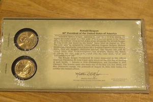 2016 P & D Ronald Reagan $1 Coin Cover - Original US Mint Sealed - Picture 1 of 1