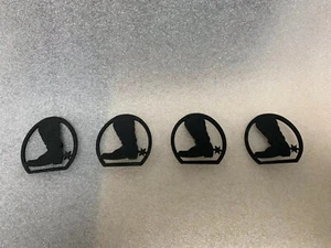 1.78”Western Boot / Spur Concho for Leather with Screw Back, Set of 4 - Picture 1 of 2