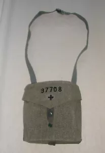 vintage Tasche / Umhängetasche - Schweiz -Militär um 1970 - Bild 1 von 8