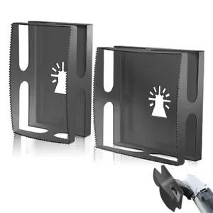 2pcs Stainless Steel Square Cutter for Electrical Box Drywall Outlet Cutout Tool - Picture 1 of 7