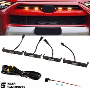 Luces LED ámbar con capucha delantera para Toyota 4Runner 2020-2022 Sport SR5 Trail - Imagen 1 de 12