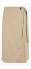NEW????M&S Women's Tan/Camel Linen & Viscose Wrap Skirt UK 8 RRP 35 NWT