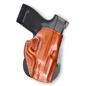 Leather Paddle Holster Fits, S&W PC M&P 9 Shield M2.0 Plus 9mm 4'' Barrel #1616# - Picture 1 of 6