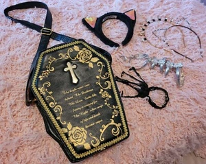 borsa a tracolla bara, fasce festa di Halloween, accessori mano scheletro - Foto 1 di 12