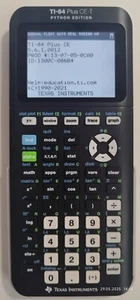TI-84 Plus CE-T Python (2023) – slightly used – Slide Case + USB – IB/SAT - Picture 1 of 4