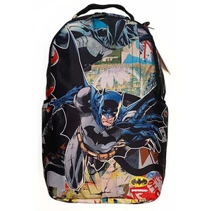 SPRAYGROUND DC Comics BATMAN COLLAGE SHARK BACKPACK 2025 Fall NEW Laptop Tablet - Picture 1 of 24