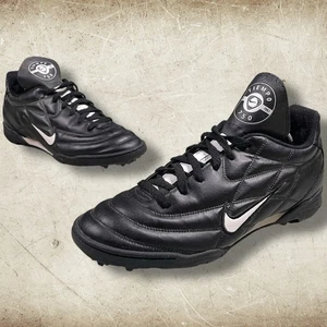 2001 Tiempo 750 Premier TF IC Leather Legend Rare Size 11 US Ronaldinho R10 R9 - Picture 1 of 16