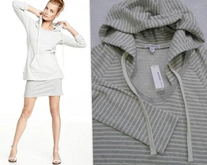 JAMES PERSE W9G3512CU Size 3 Striped Soft Hooded Sweater Top Hoodie NATURAL - Picture 1 of 13