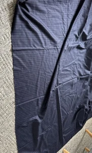Pinstripe Fabric - Navy With White Stripe. Brand New 1.94x1.50m - Picture 1 of 6