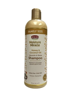 African Pride Moisture Miracle Shampoo - 16 fl oz - Honey and Coconut Oil - Image 1 of 4