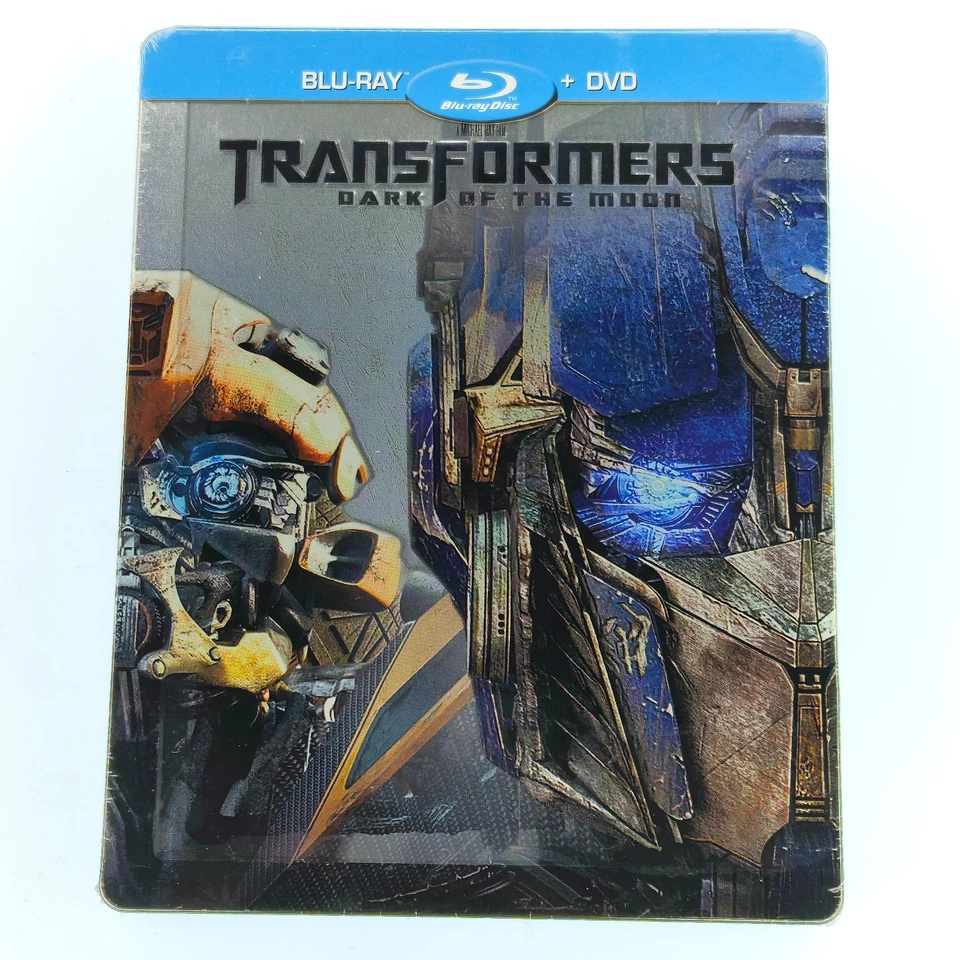 Transformers Dark of the Moon Steelbook Blu-ray + DVD New Sealed German Release - Image 1 of 2