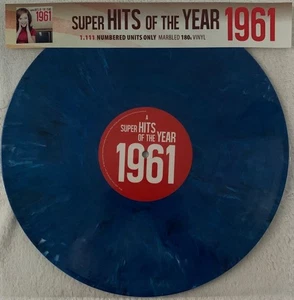 LP - Super Hits Of The Year 1961 (Marbled Vinyl) (Promo) NEU in Folie - Bild 1 von 2