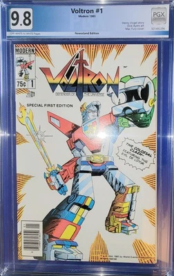 1985 VOLTRON #1 9.8 Graded. RARE NEWSSTAND! 1st APPEARANCE!  - Image 1 of 4