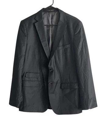 Chaqueta Blazer Zara Calce Clásico Moderna Negocios Informal Negra Lana Talla 42 Foto 1 de 4