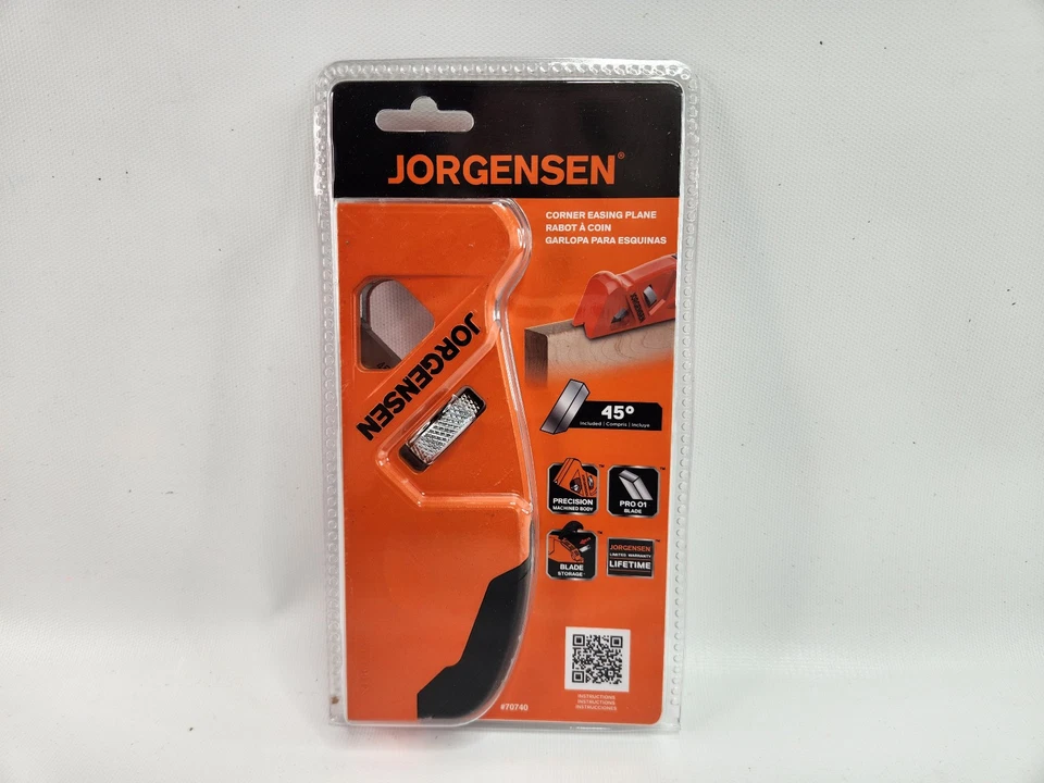 Jorgensen 6.5" Corner Easing Plane 70740 precision adjustment high-grade -