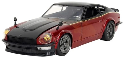Kyosho Jada Toys Fast & Furious 1/24 Scale F&F X 1972 Datsun 240Z Dark Red/Black - Image 1 of 4