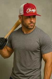 Kansas City Chiefs 47 Marca Brr Cuerda de Golfista SnapBack Gorra Ajustable NFL - Imagen 1 de 2