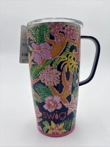 Swig Life 22oz Travel Mug Jungle Gym, Insulated Tumbler with Handle and Lid - Picture 1 of 7
