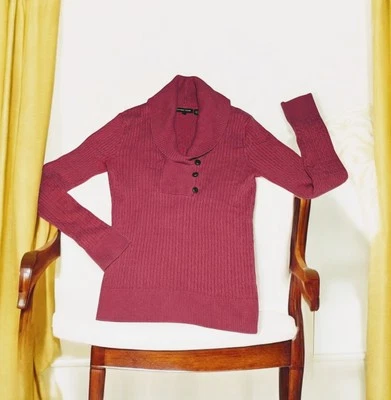 Suéter JEANNE PIERRE Cuello Chal CABLE Tejido PESCADOR MORERA Para Mujer Pequeño Foto 1 de 4