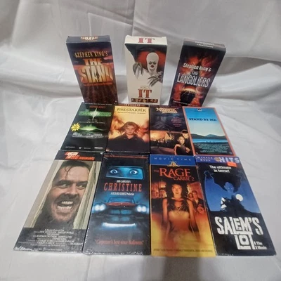 Stephen King Horror VHS  4 Sealed! IT, The Stand, Langoliers, The Shinning  - Image 1 of 4