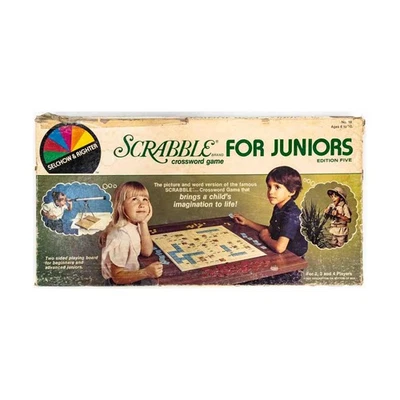 Selchow & Righter Boardgame Scrabble for Juniors (5th Ed) Box Fair+ - Image 1 of 2