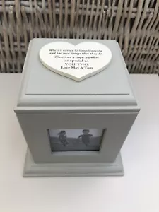 Personalised GRANDPARENTS Photo Frame Cube ANY NAMES Nana Grandad Nanny Present - Picture 1 of 4