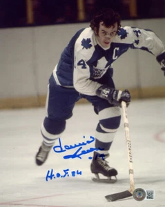 DAVE KEON SIGNED AUTOGRAPHED 8x10 PHOTO + HOF 86 TORONTO MAPLE LEAFS BECKETT BAS - Picture 1 of 2