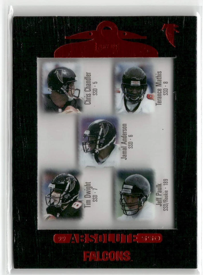 1999 Playoff Absolute SSD #131 Chandler Mathis Anderson Dwight Paulk 419B - Image 1 of 2