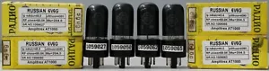 6V6GT 6P6S russisch schwarz beschichtet Made in Russia Amplitrex getestet 1MQ - Bild 1 von 11