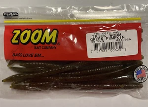 Zoom Original Trick Worm 6 1/2” Green Pumpkin - Picture 1 of 3