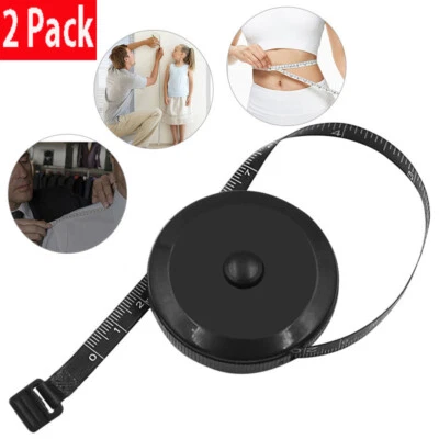 2-Pack Body Measuring Tape Ruler Sewing Cloth Tailor Measure 60 inch 150 cm ✧ - Image 1 of 4