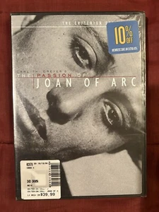 The Passion of Joan of Arc (DVD 1999 1-Disc) 1928 War Drama Criterion Collection - Imagen 1 de 2