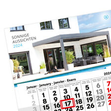 XXL 5-Monats Wandkalender Premium Luxus 2024 Kalender