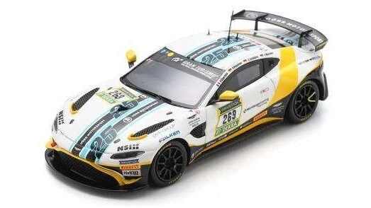 Modellino auto scala 1:43 Spark Model  ASTON MARTIN VANTAGE GT4 N.269 24 H NU... - Immagine 1 di 1