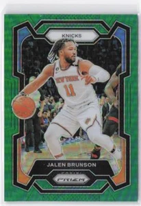 2023-24 Panini Prizm Jalen Brunson #9 Prizms Green - Picture 1 of 2